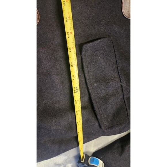 Lauren Ralph Lauren Men's Size Small Wool Navy Blue Top Coat - Picture 10 of 10